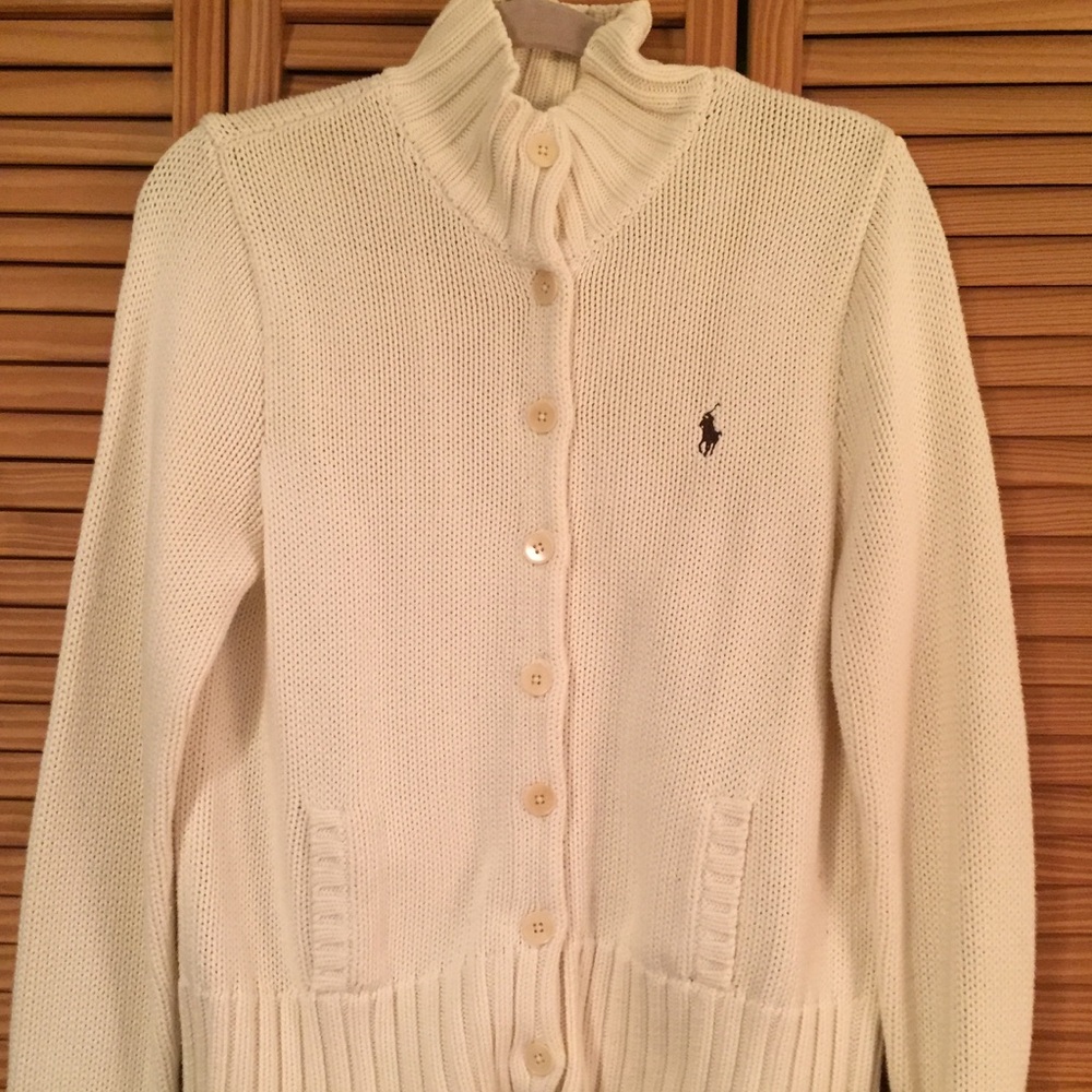 Beige Ralph Lauren Sweater